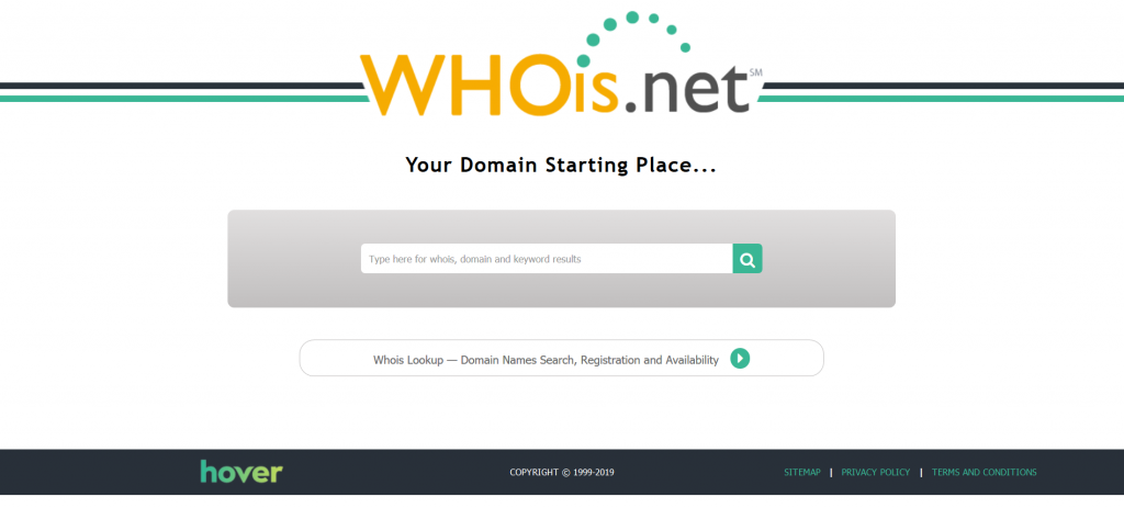 imagen de información de whois