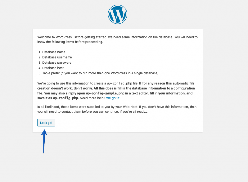 wordpress welcome screen image