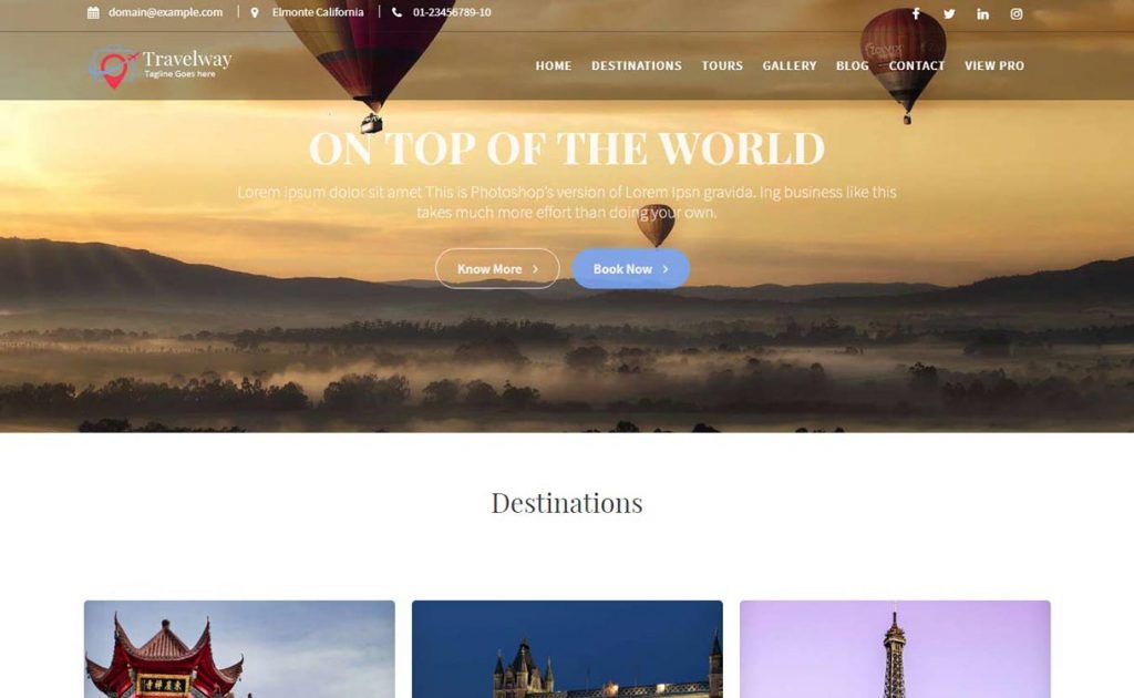 Travel Way WordPress Theme 2.0.2 Review image