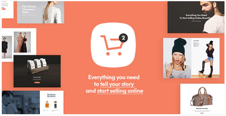 Shopkeeper theme e-commerce image