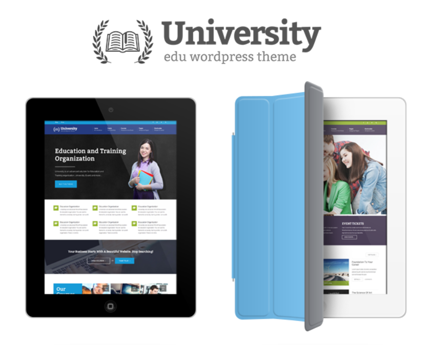 university Wordpress theme image