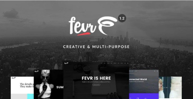 Fevr WordPress theme image