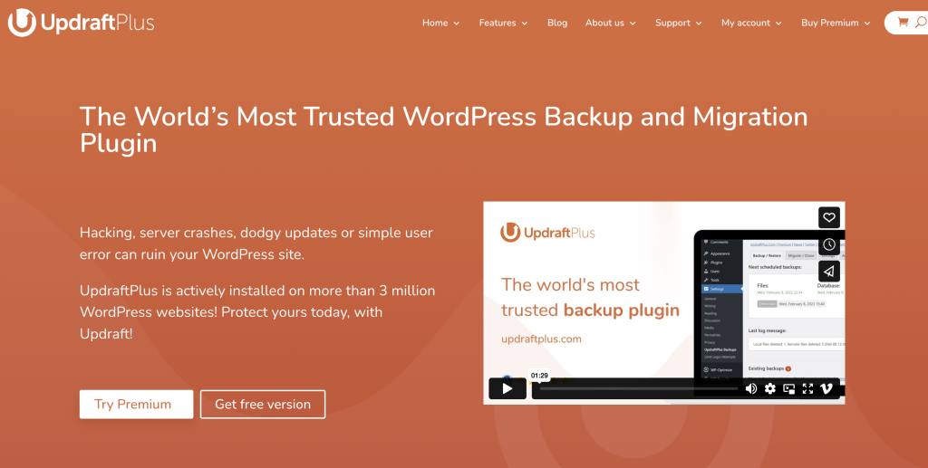 UpdraftPlus Backups