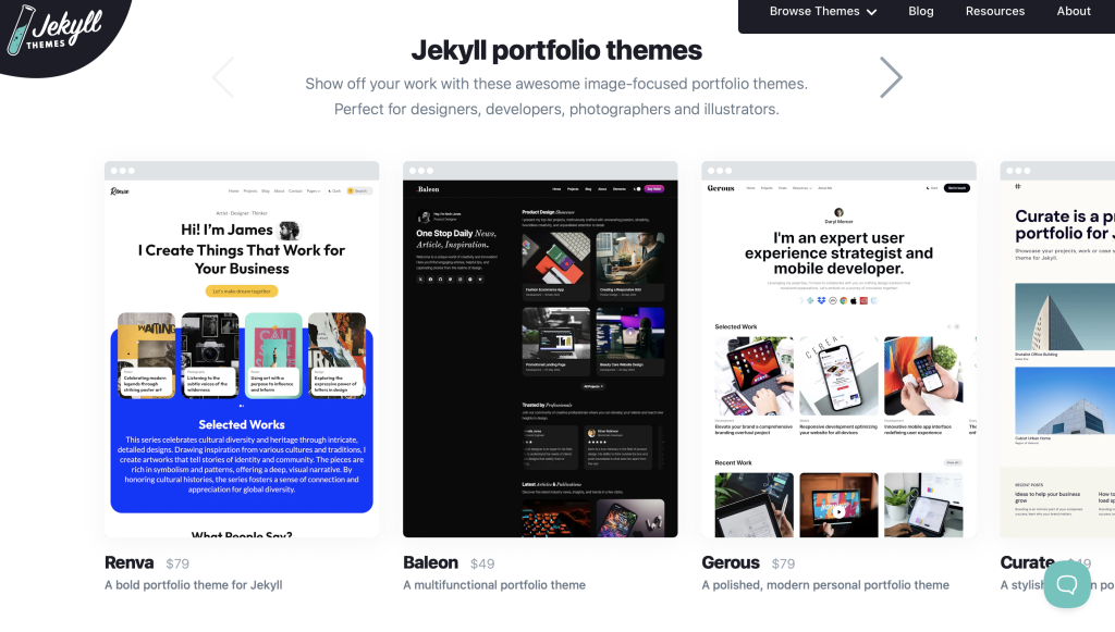 jekyll themes website