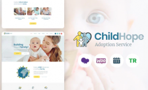 imagen del tema de wordpress childhope