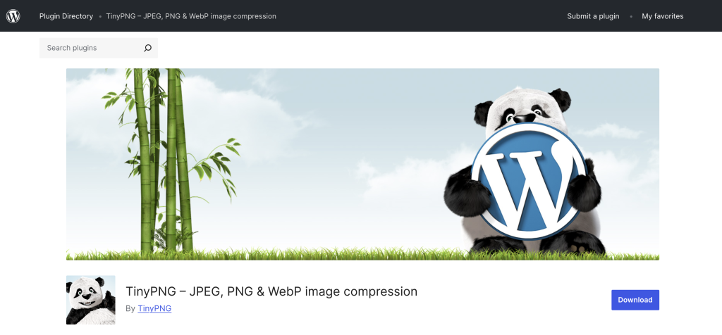 Das WordPress-Plugin von TinyPNG