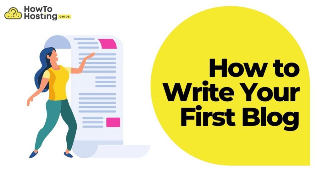 how to write your first blog post