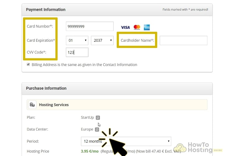 Siteground Hosting payment