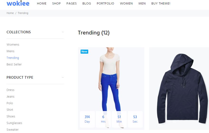 Wokiee Shopify Theme