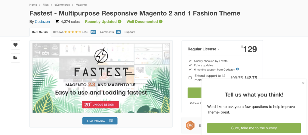 The Fastest Magento 2 theme