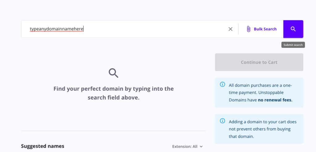 register nft domain step 2