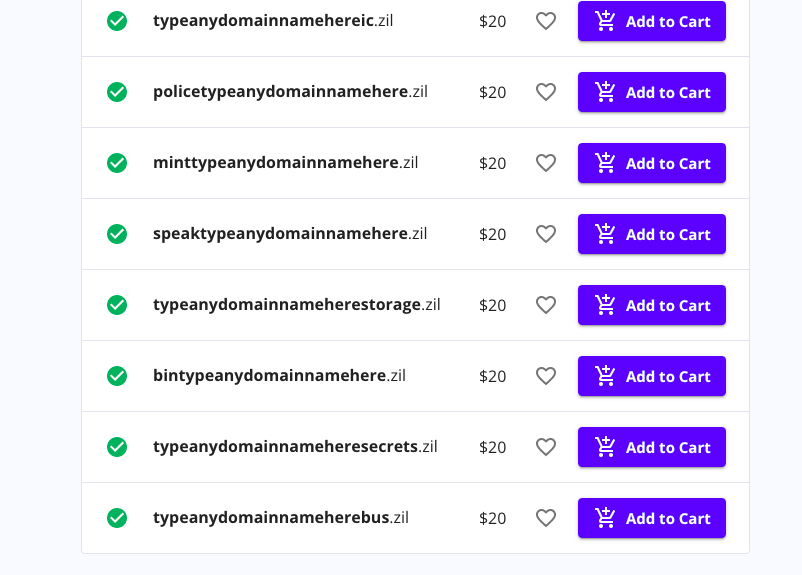 NFT-Domain registrieren Schritt 3