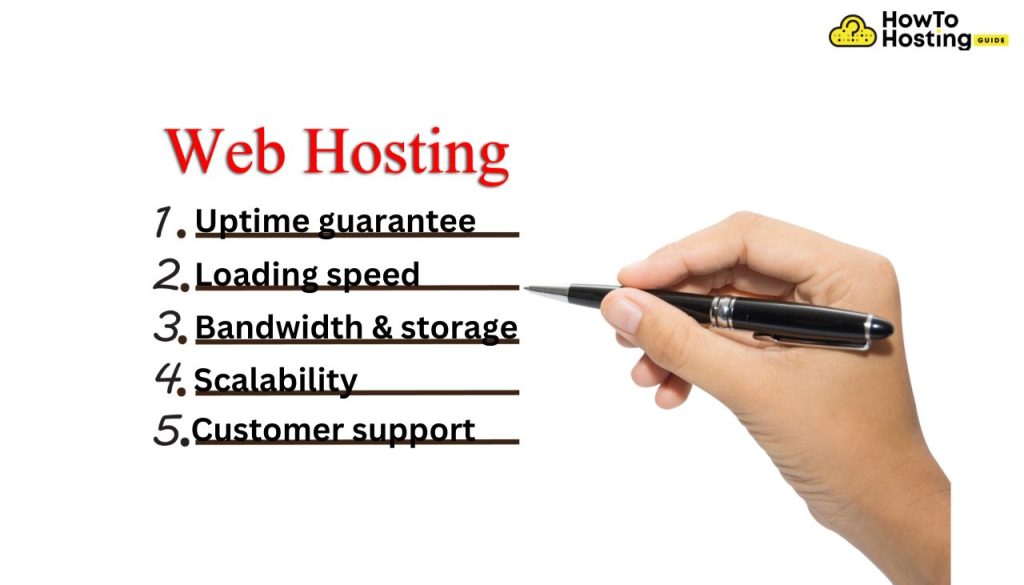 web hosting features