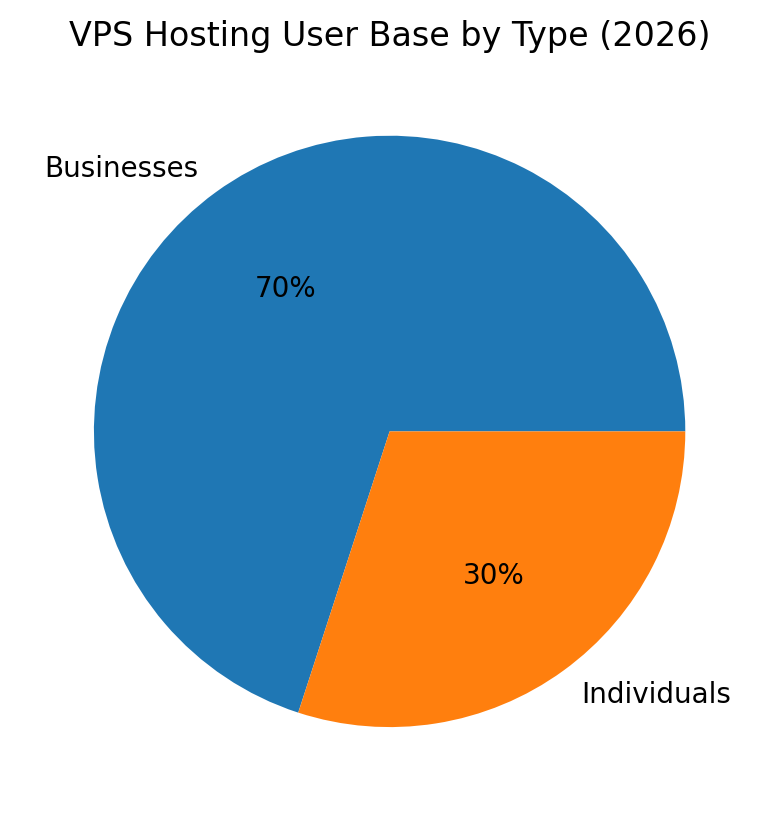 estadísticas de hosting vps para empresas versus individuos