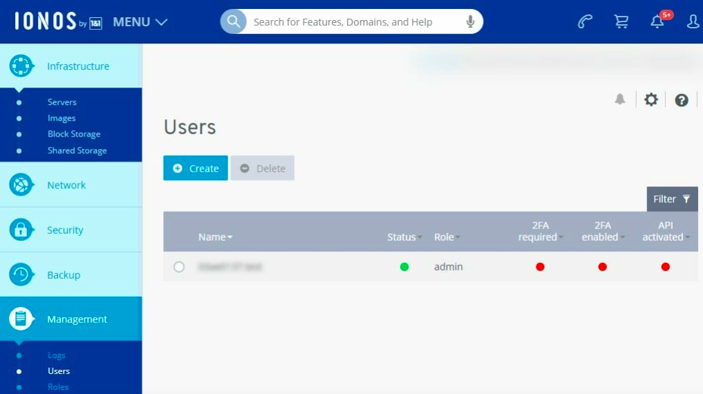 ionos-control-panel