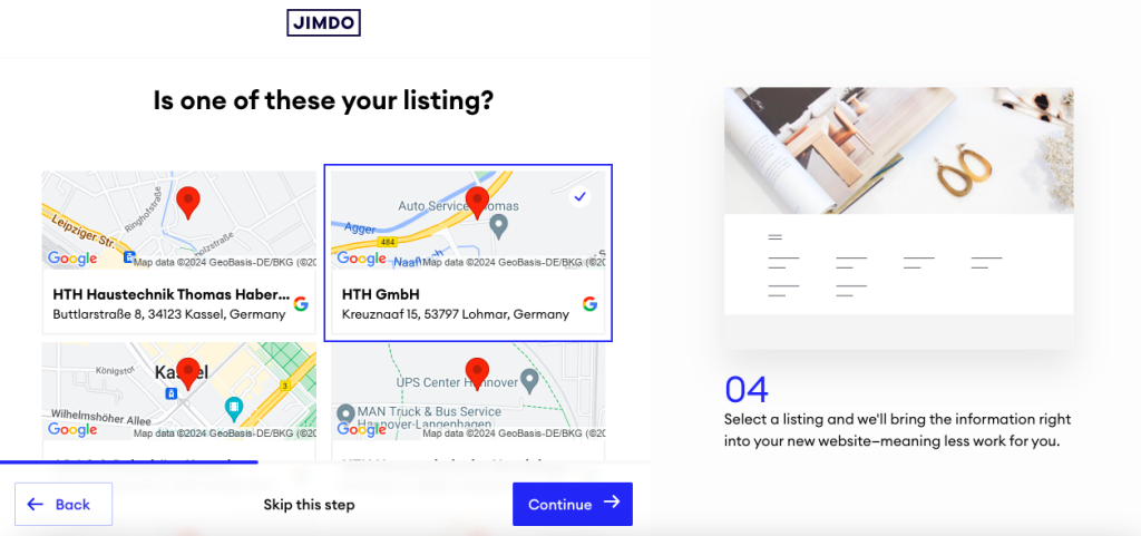 jimdo-create-website-choose-adress