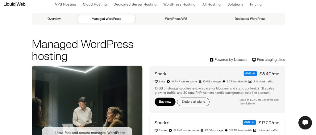 Managed WordPress Hosting liquid web