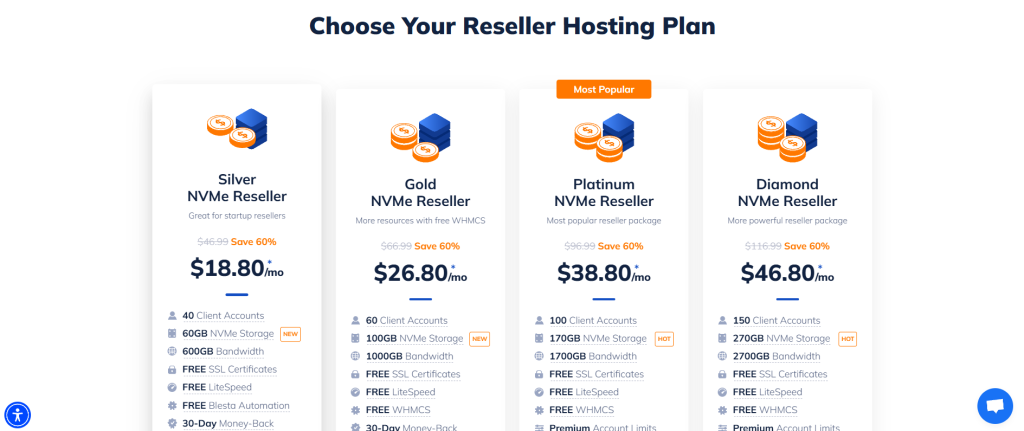 Reseller Hosting with NameHero