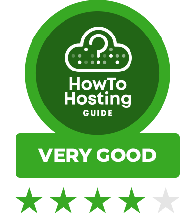 Puntuación de revisión de Bluehost, Reseña de Hostgator en HowToHosting.Guide, 4 estrellas