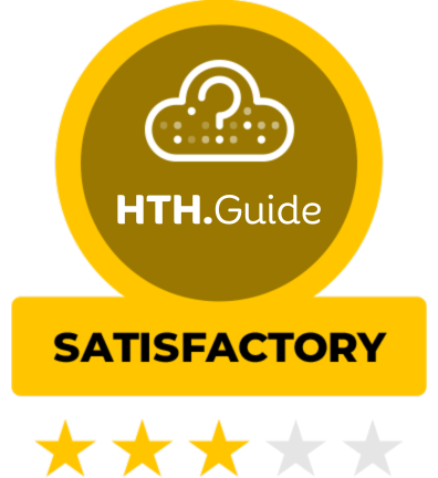 Puntuación de revisión de SatisfyHost, Satisfactorio, 3 estrellas