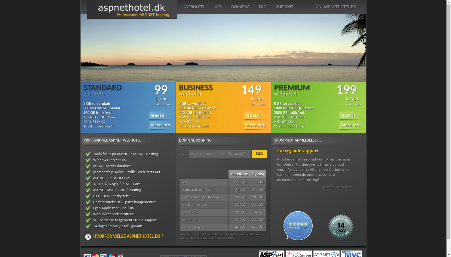 aspnethotel.dk snapshot from January 2024