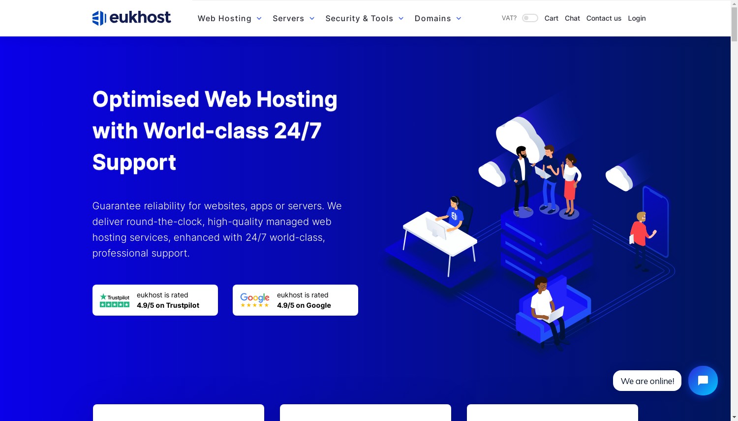 eUKhost website snapshot