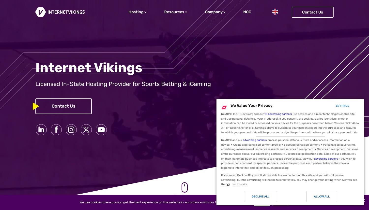 Internet Vikings snapshot from February 2024