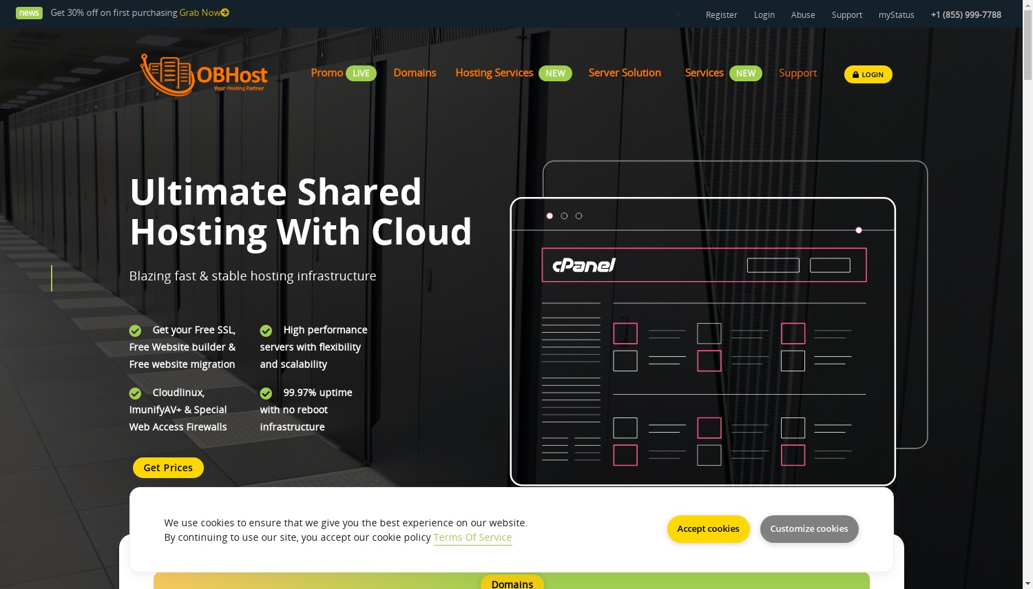 OBHost LLC snapshot from December 2023