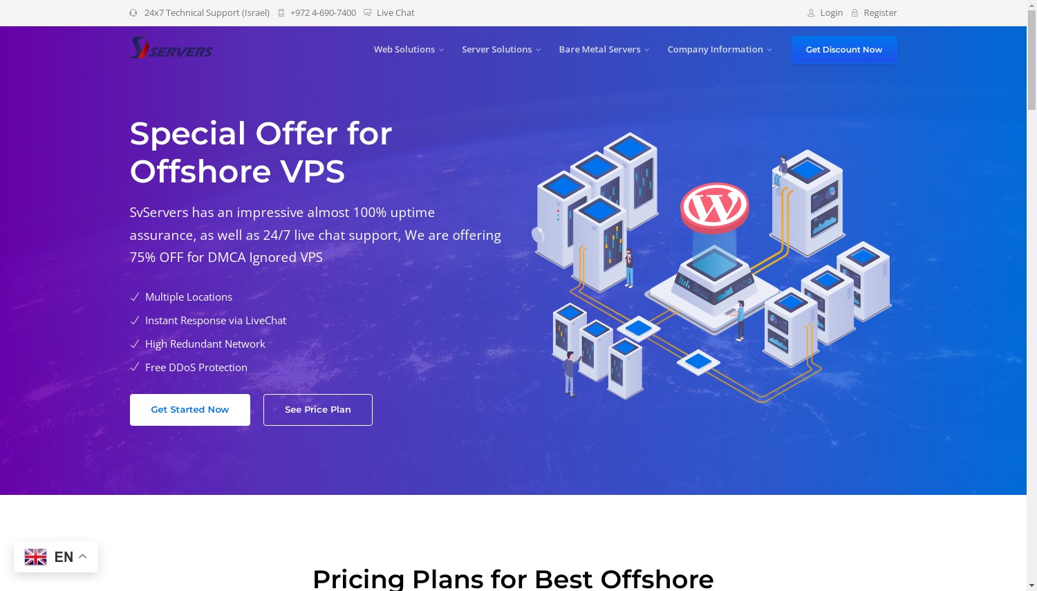 Svservers Offshore Hosting LTD website snapshot